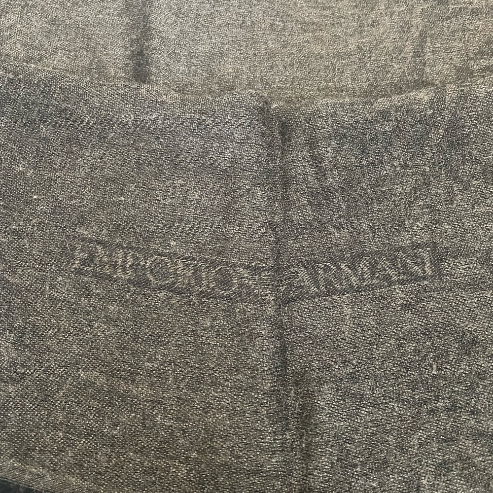 Emporio Armani Brown and Black Pasley Scarf